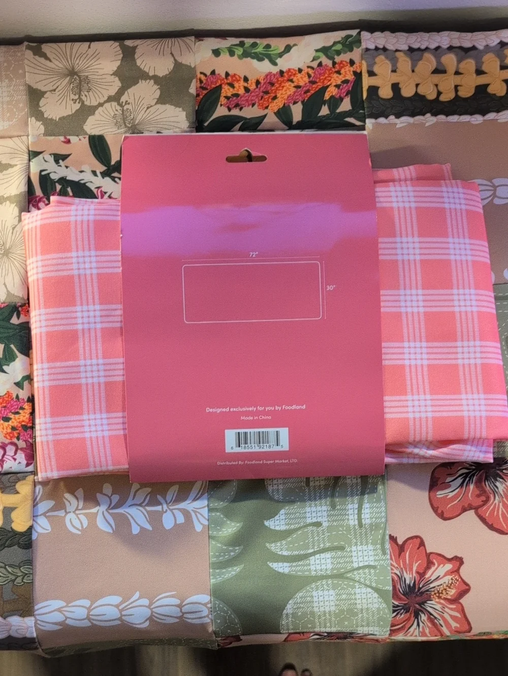 Aloha Friday Guave Palaka Fitted Tablecloth